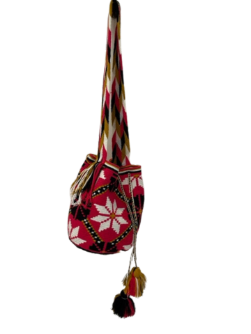 Red Snowflake Mochila