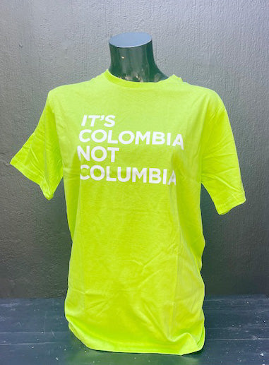 It's Colombia Not Columbia Men's Medium T Shirt