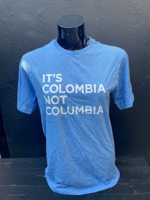 It's Colombia not Columbia Men's Medium T-shirt