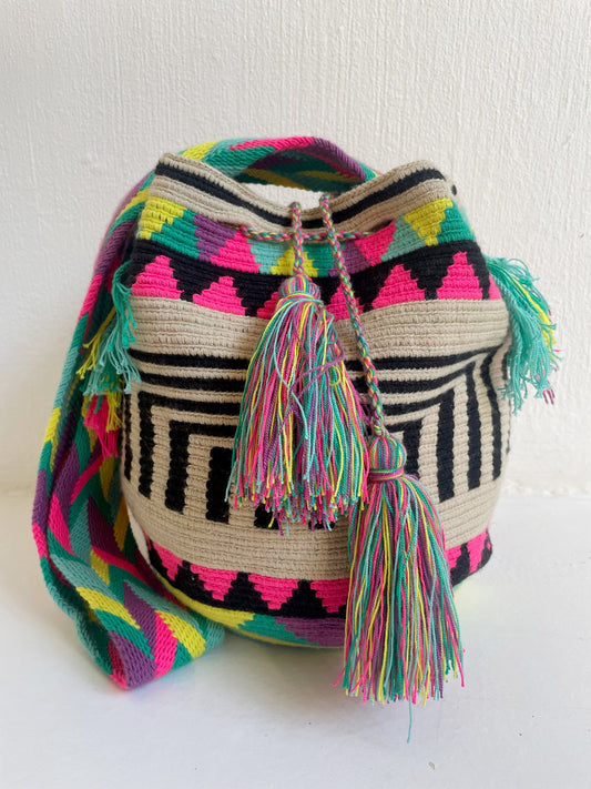 Geometric Chia Mochila Bag