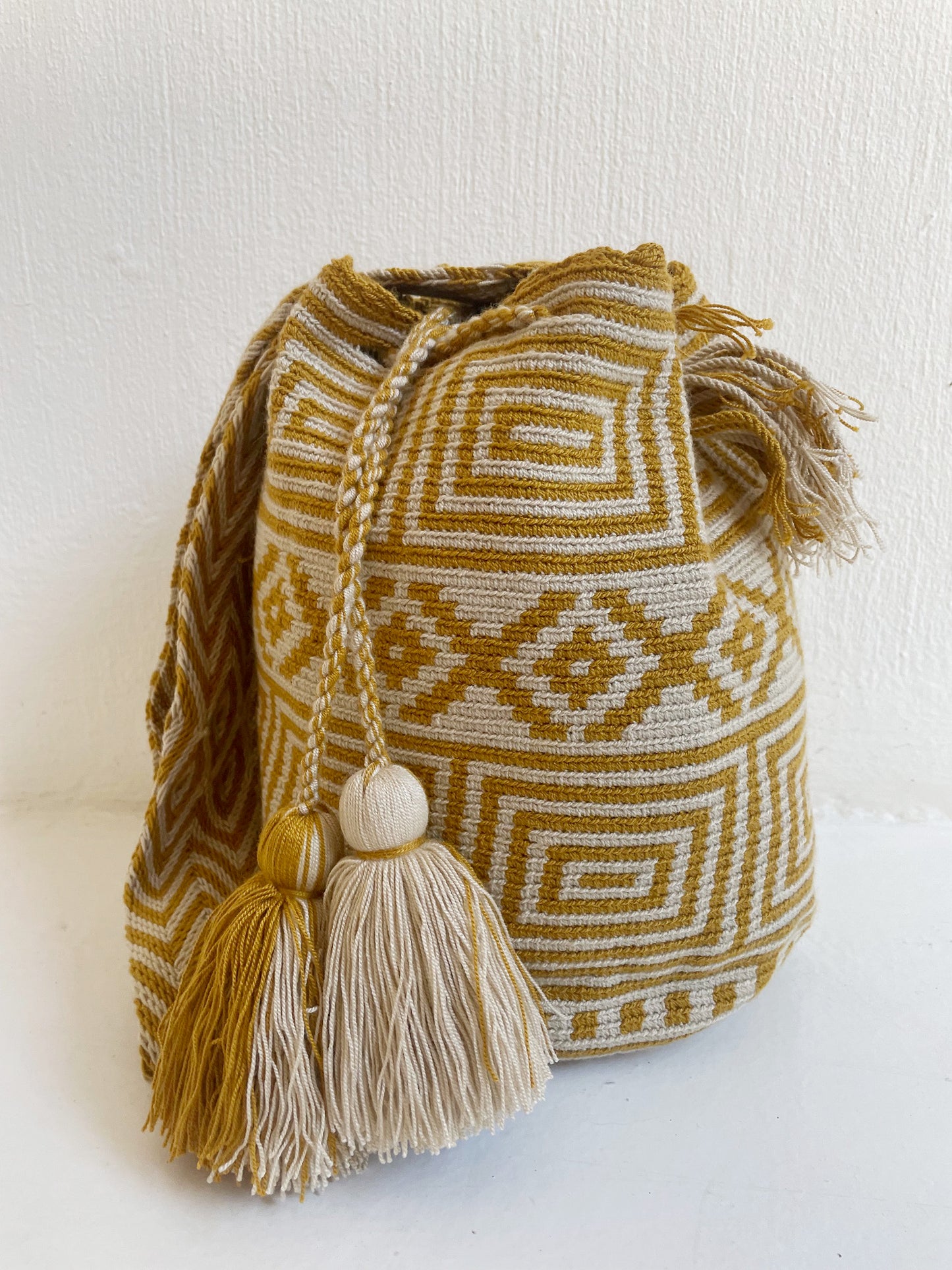 Yellow Maze Mochila Bag