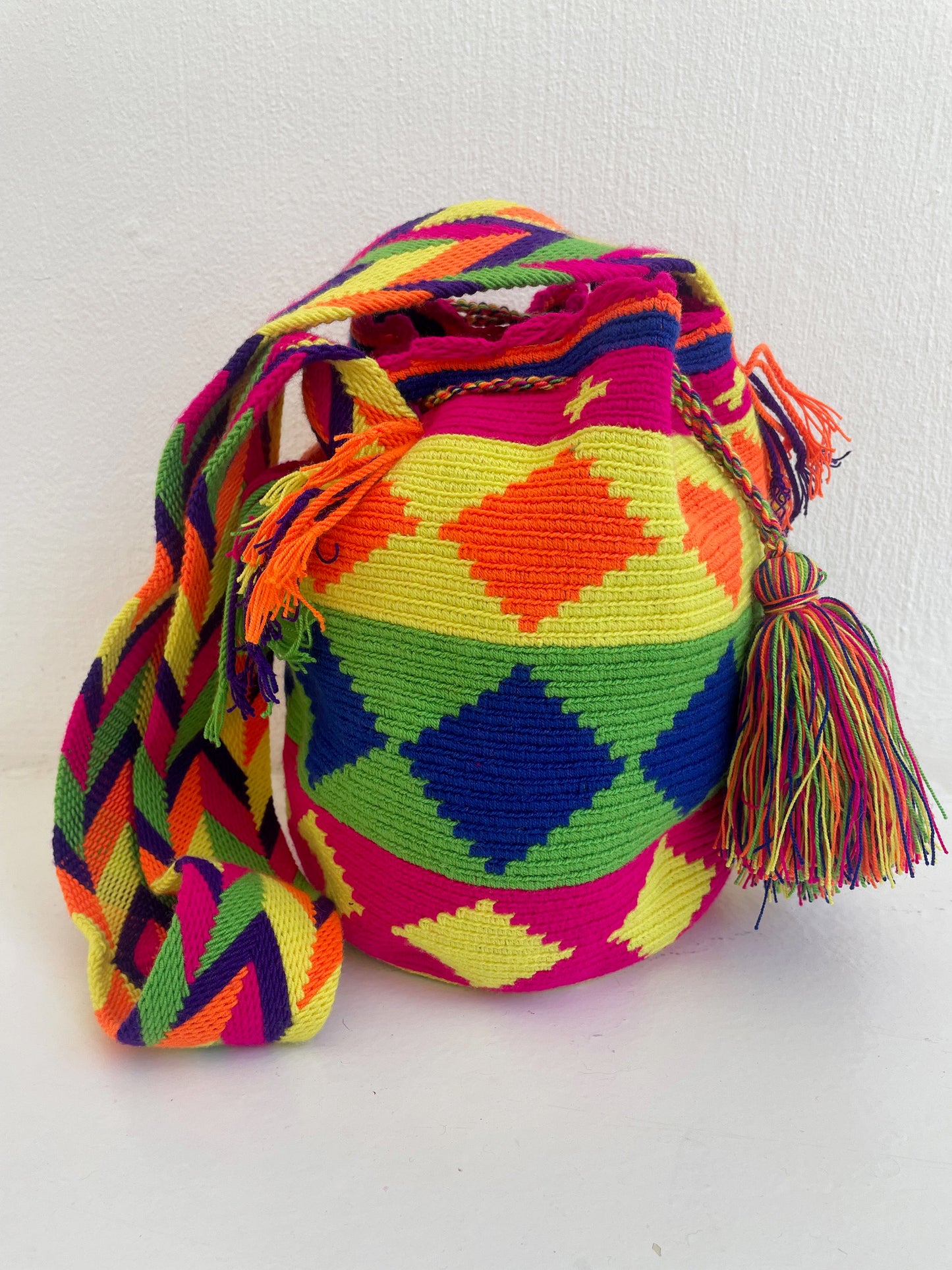 Colourful Diamonds Mochila Bag